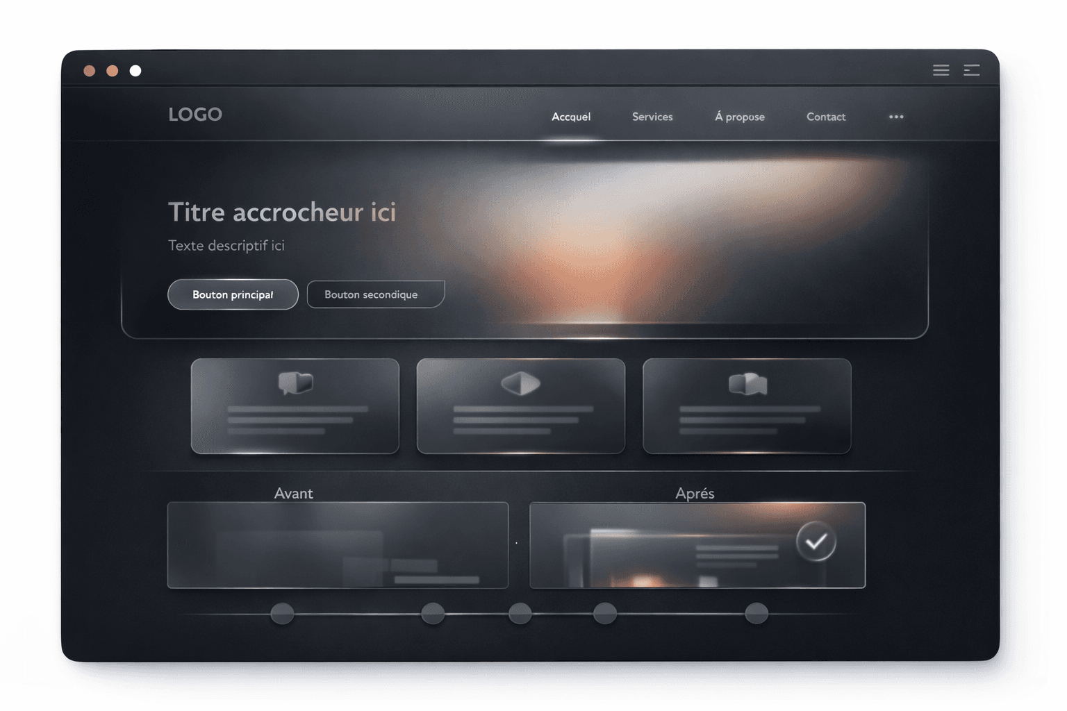 Coiffure réalisée par le salon